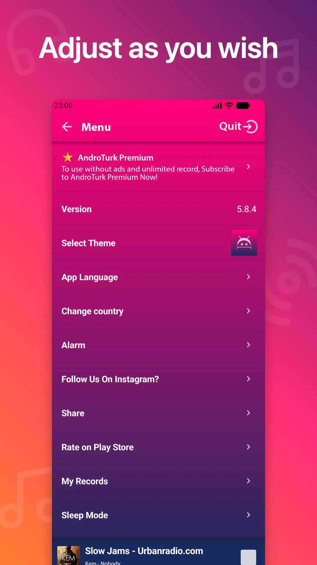 AndroTurk Radyo, Turkish Radio screenshot